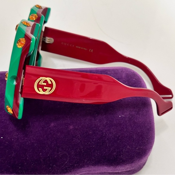 🌹GUCCI LIMITED EDITION SUNGLASSES MIRROR GLASSES runway - Picture 9 of 14